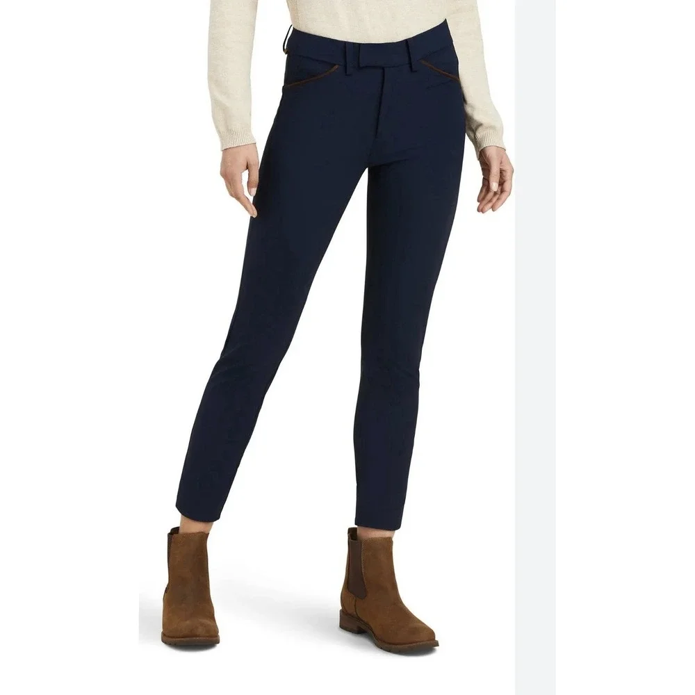 Ariat Marlow Pant Black Riding Breeches Style Size 33 Euro Seat Piping‎ NWT